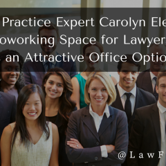 Solo Practice Expert Carolyn Elefant: Coworking Space for Lawyers Is an Attractive Office Option