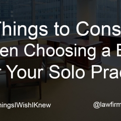 5 Things to Consider When Choosing a Bank For Your Solo Practice