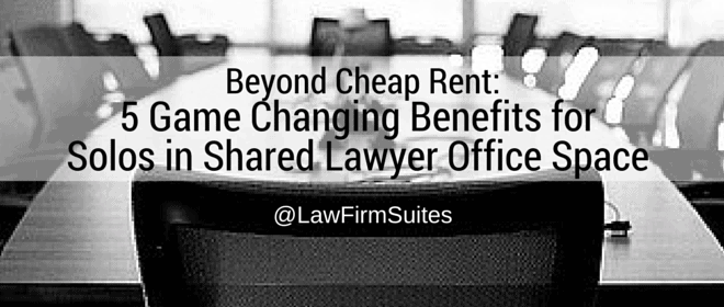 Shared Lawyer Office Space