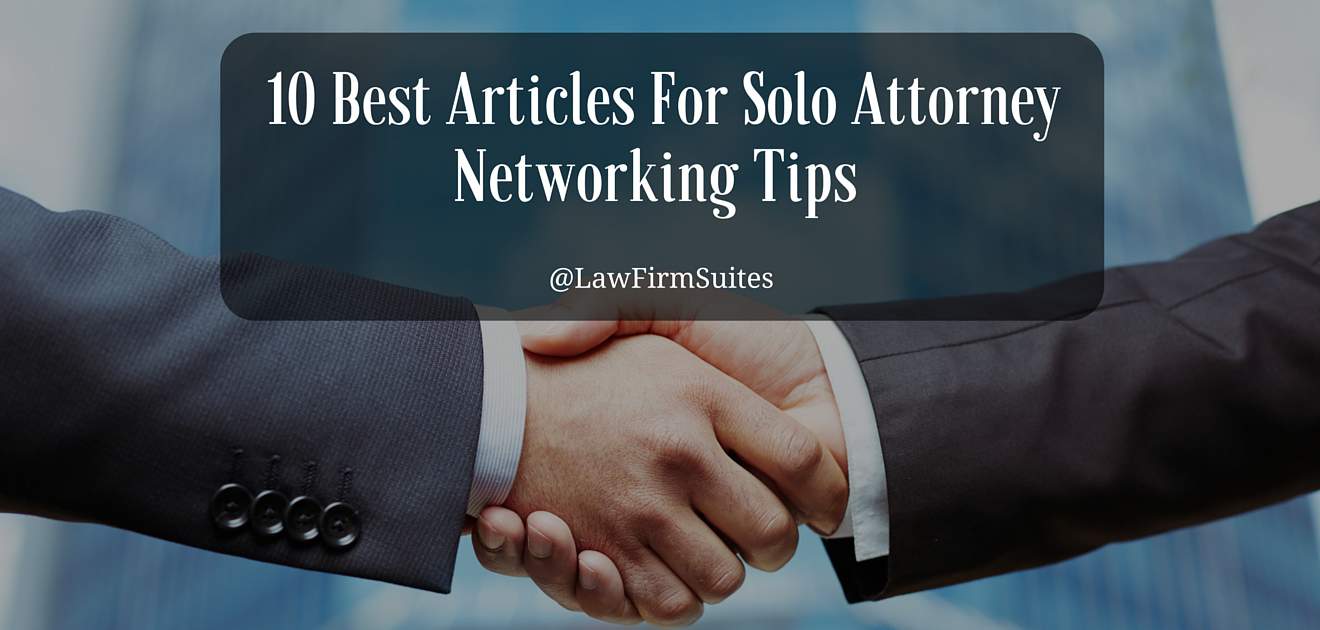 solo attorney networking tips