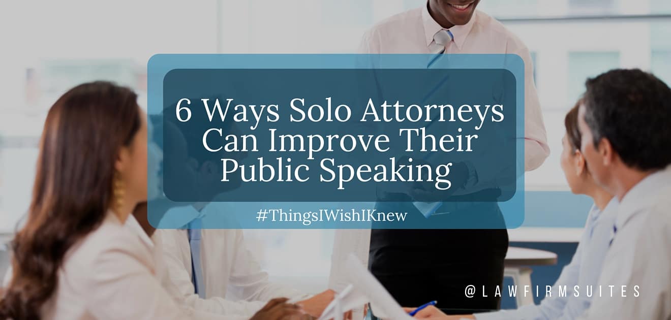 Ways Solo Attorneys Can Improve Their Public Speaking