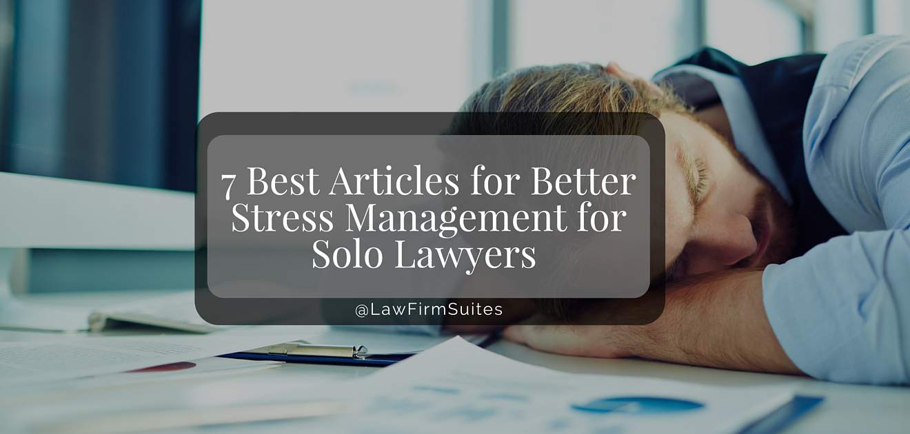 for stress management for lawyers