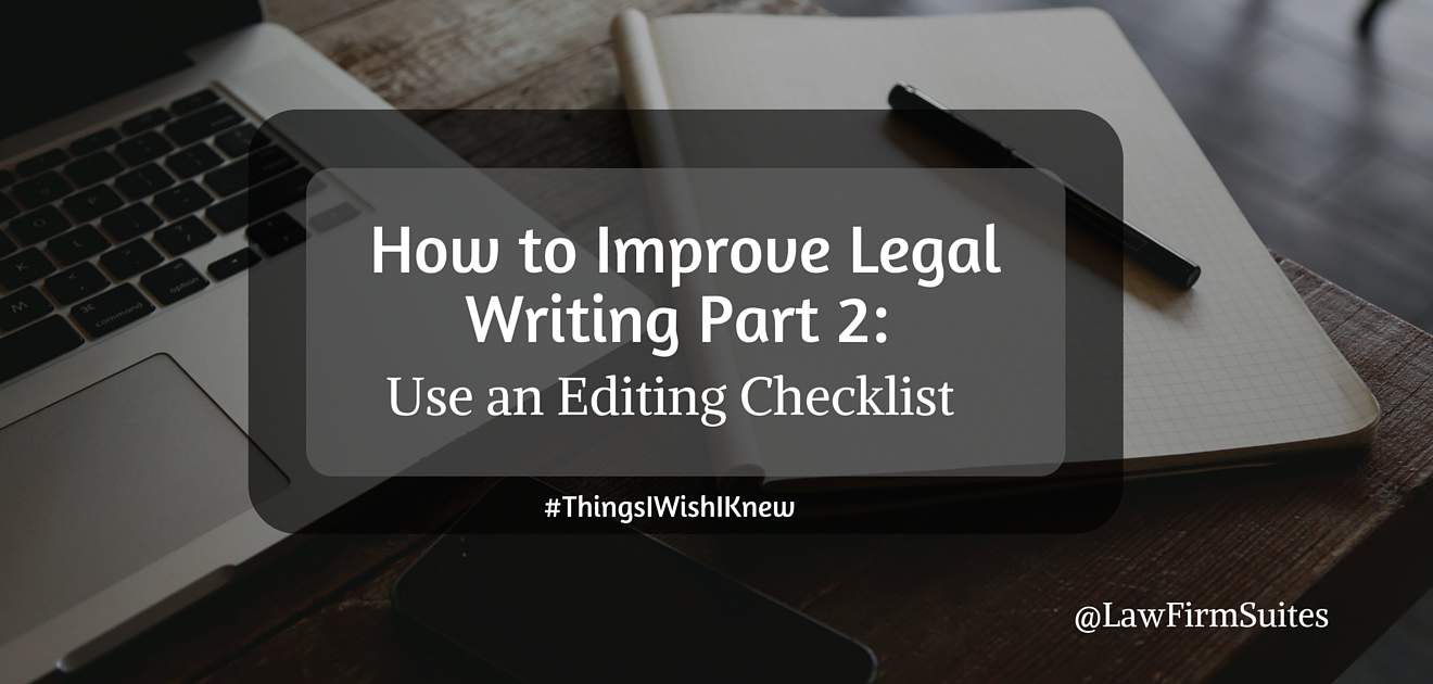 How to Improve Legal Writing