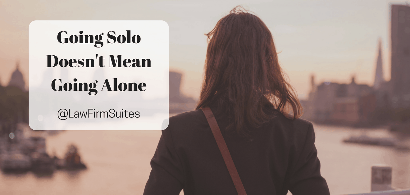 going solo doesn't mean going alone