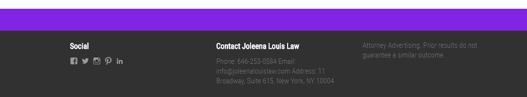 Joleena Louis Law Footer