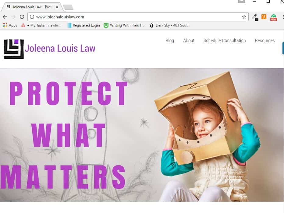 Joleena Louis Law Homepage