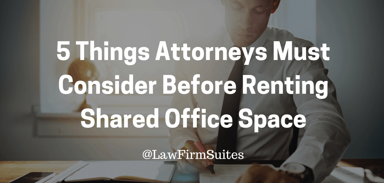 Attorneys shared office space