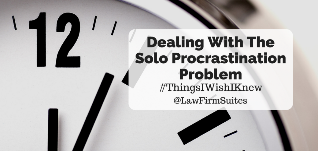 Dealing With The Solo Procrastination Problem