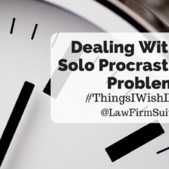 Dealing With The Solo Procrastination Problem