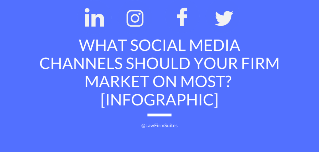 What Social Media Channels Should Your Firm Market On Most? [Infographic]