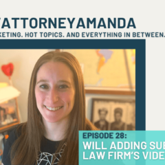 Will Adding Subtitles To My Law Firm’s Video Be Beneficial? | #FollowAttorneyAmanda