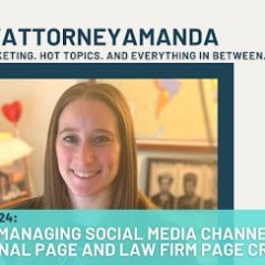 When Managing Social Media Channels, Should Your Personal Page and Law Firm Page Crossover? | #FollowAttorneyAmanda