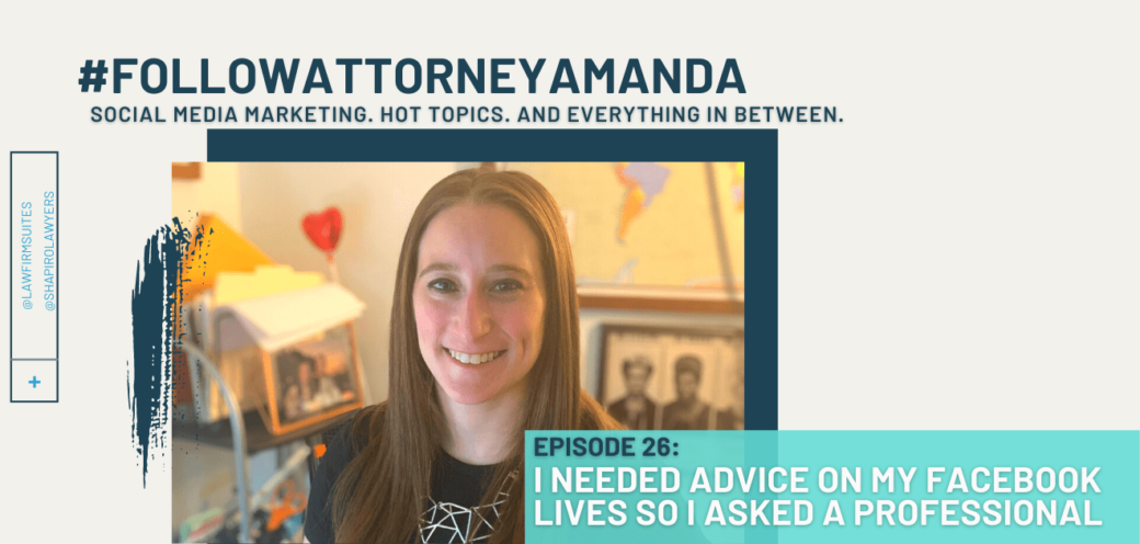I Needed Advice On My FaceBook Lives So I Asked A Professional | #FollowAttorneyAmanda