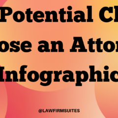 How Potential Clients Choose an Attorney [Infographic]